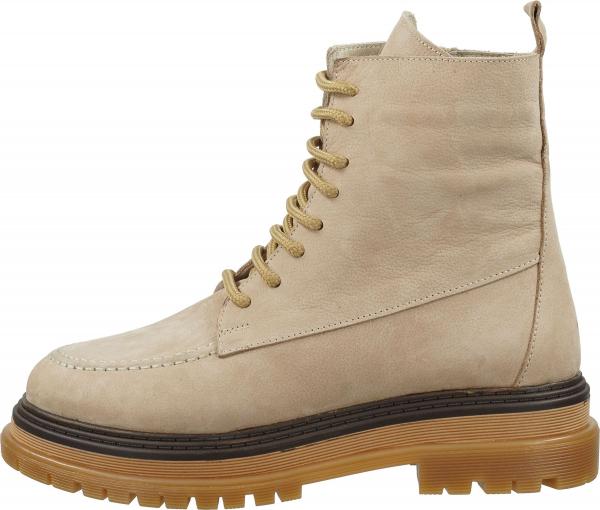 Modische ILC Stiefelette Schn&uuml;rschuhe f&uuml;r Damen C46-8523 -17-06 Beige