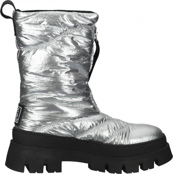 Modische Steve Madden Stiefelette Stiefelette f&uuml;r Damen Savannah SM11002017-751 Silber