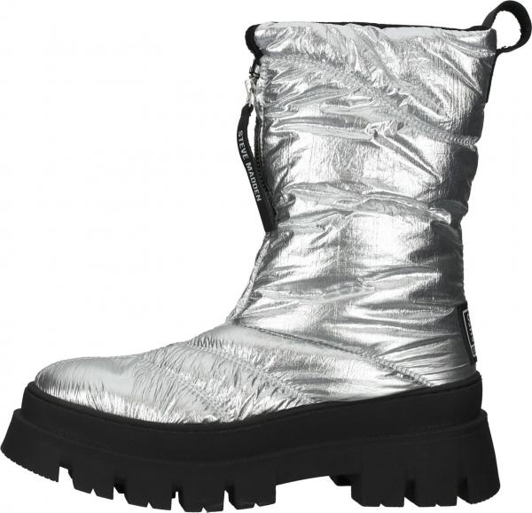 Modische Steve Madden Stiefelette Stiefelette f&uuml;r Damen Savannah SM11002017-751 Silber