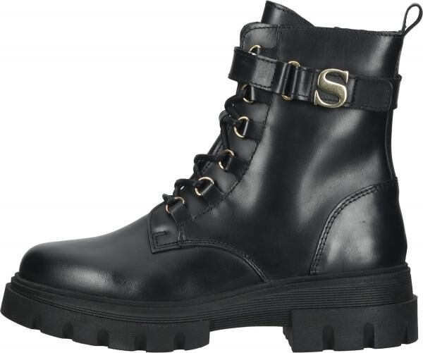 Sportliche SCAPA Stiefelette Schn&uuml;rschuhe f&uuml;r Damen 21/6684 900 Schwarz