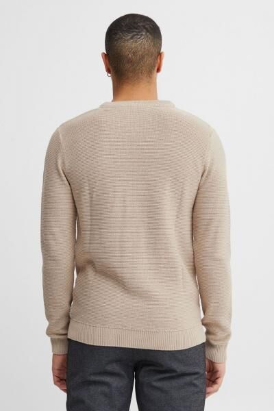klassischer 11 PROJECT PRTill Fine Herren Feinstrickpullover mit Rundhals Strickpullover 21301004-ME-1513041 Beige