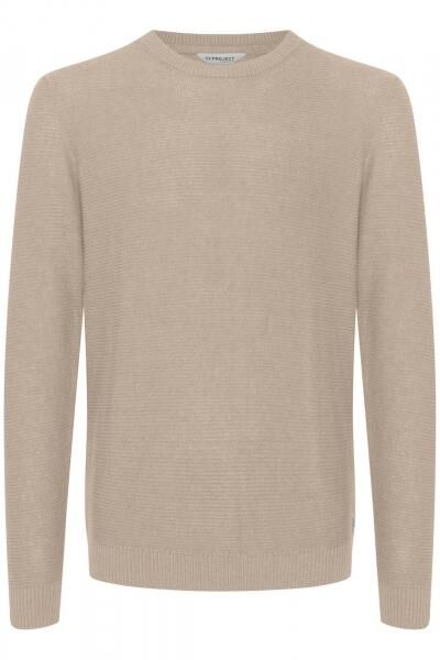 klassischer 11 PROJECT PRTill Fine Herren Feinstrickpullover mit Rundhals Strickpullover 21301004-ME-1513041 Beige