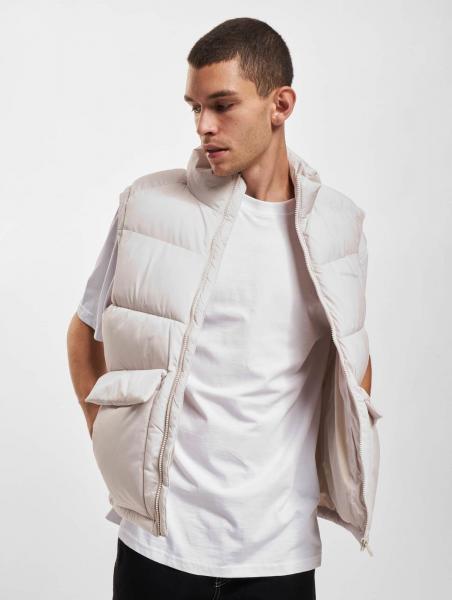 moderne Jack & Jones Herren Jacke Rei&szlig;verschluss Taschen Creme-Beige