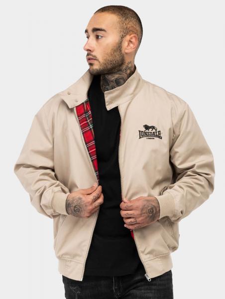 funktionale Lonsdale London Herren Jacke mit Baumwolle Beige