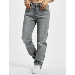 moderne LEVI´S Damen Jeans Straight Fit Stretch mit Baumwolle Grau