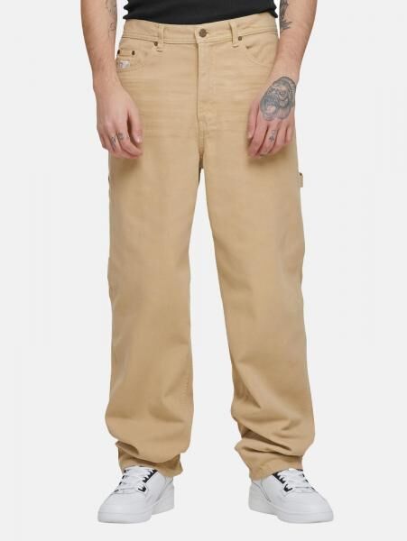 l&auml;ssige Karl Kani Herren Jeans mit Baumwolle Beige