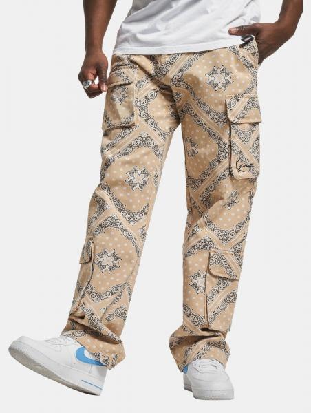 bequeme Karl Kani Herren Jeans mit Baumwolle Beige