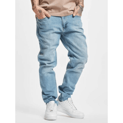 bequeme 2Y Premium Herren Jeans Skinny Fit Reißverschluss Taschen mit Baumwolle Blau