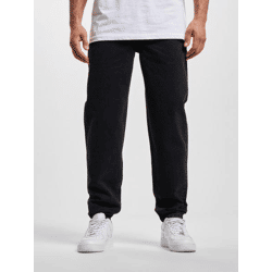 stylische DEF Herren Jeans Taschen Denim mit Baumwolle Schwarz