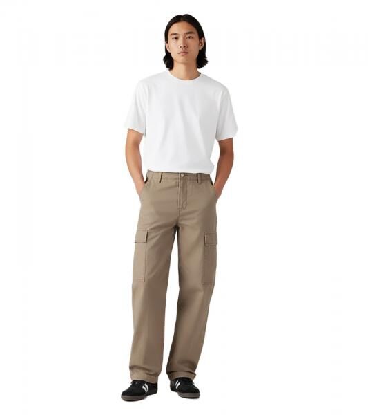 LEVI`S Herren Cargo-Hose mit geradem Bein Baumwoll-Hose A7364-0035 Beige