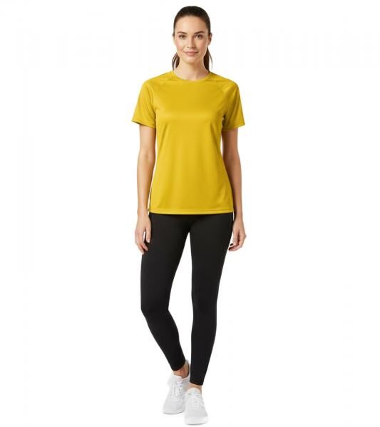 ELEVATE Niagara Damen Sport T-Shirt Cool-Fit Trainings-Shirt 145 g/m2 Fitness-Shirt 3901110 Gelb