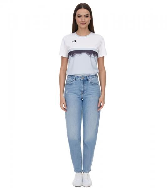 Outfitter OCEAN FABRICS TAHI Damen nachhaltiges Training-Shirt mit Mesh-Einsätzen Fitness-Shirt Kurzarm-Shirt OUT-W-1021-OTW-11 Hellblau/W
