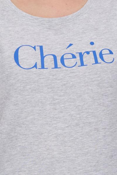 2er AjC Damen T-Shirt Alltags-Shirt kurz&auml;rmliges Sommer-Shirt 17977826 Grau/Dunkelblau