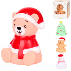 Deluxa-Weihnachtslampe, batteriebetrieben, 13 cm, 4er-Set in verschiedenen Farben