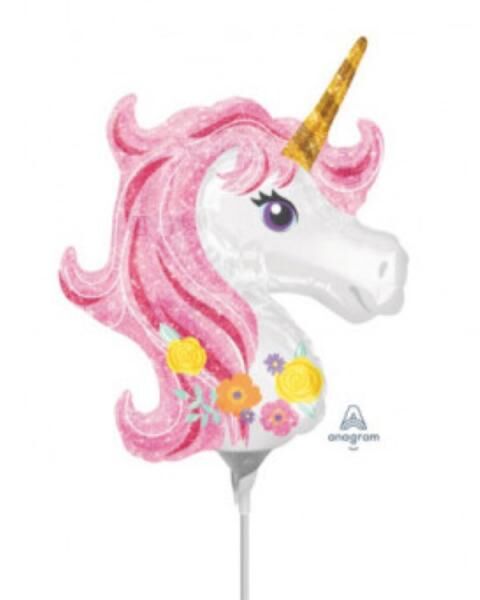 Einhorn - Folienballon - 35 cm