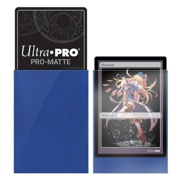 Blue PRO-Matte Small Deck Protector Sleeves (60)