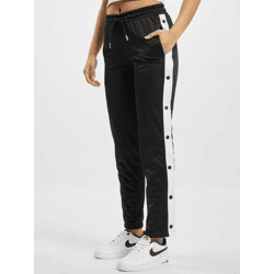 vielseitige URBAN CLASSICS Damen Hose Taschen 250 g/m² Schwarz/Weiß