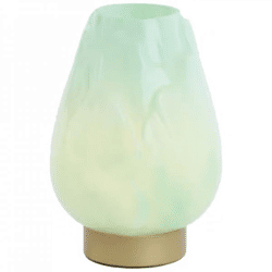 Light & Living Tischleuchte Ginny LED auf Batterie mintgrün gold 27 cm