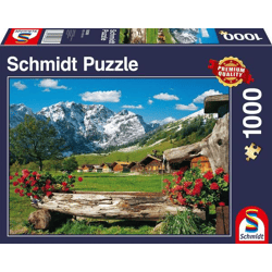 View of the mountain idyll - 1000 piece jigsaw puzzle