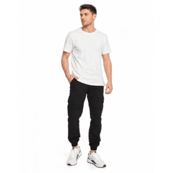 stylische URBAN CLASSICS Herren Jeans Stretch Taschen 270 g/m² mit Baumwolle Schwarz