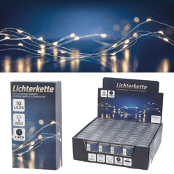 Lichterkette Mikro, 10LED, TIMER, 100cm