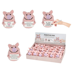 Positive Pig, Häkelschweinchen, 4/s, ca.9cmH