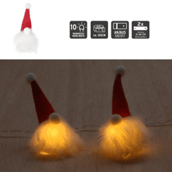 LED Lichterkette, Wichtel, 165cm
