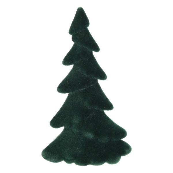Tannenbaum, Samt, S, ca.10x16cm