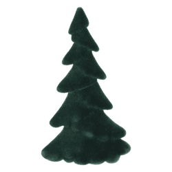 Tannenbaum, Samt, S, ca.10x16cm