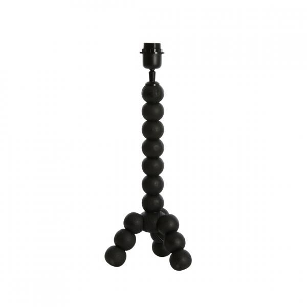Light & Living Tischlampe Veglio mit EU-Stecker, schwarz, 40 cm