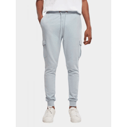 Casual Urban Classics Men's Jeans with Drawstring Pockets, 300 g/m², Cotton, Pastel Blue