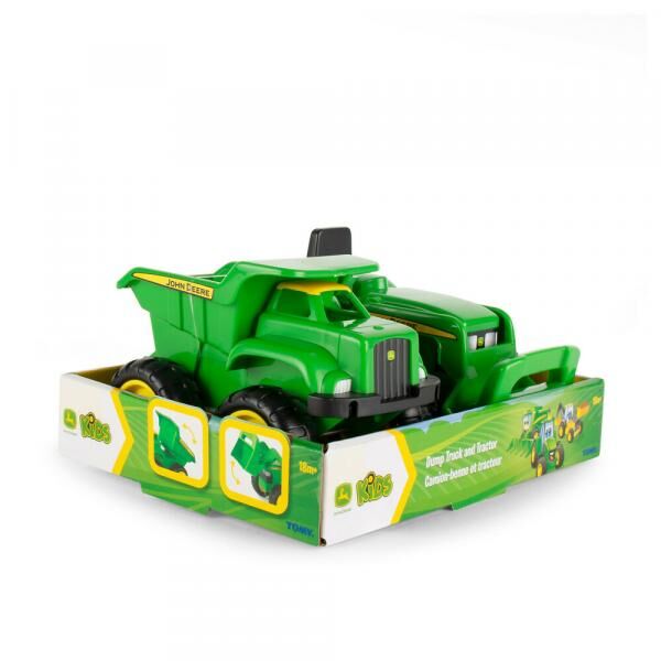 John Deere - Mini Sandkasten Bagger und Kipplaster Set