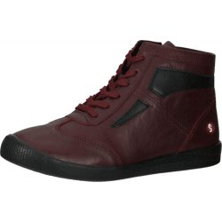 Elegante softinos Stiefelette Schnürschuhe für Damen P900729 004 Rot
