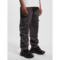 stylische DEF Herren Jeans Straight Fit Stretch Kordelzug mit Baumwolle Grau