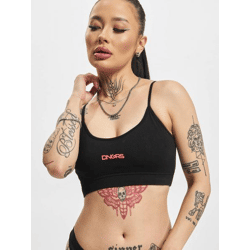 moderner Dangerous DNGRS Damen BH Stretch mit Baumwolle Schwarz