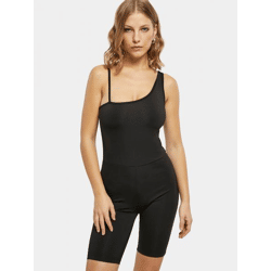 stilvolles Urban Classics Damen Kleid Stretch 230 g/m² Schwarz