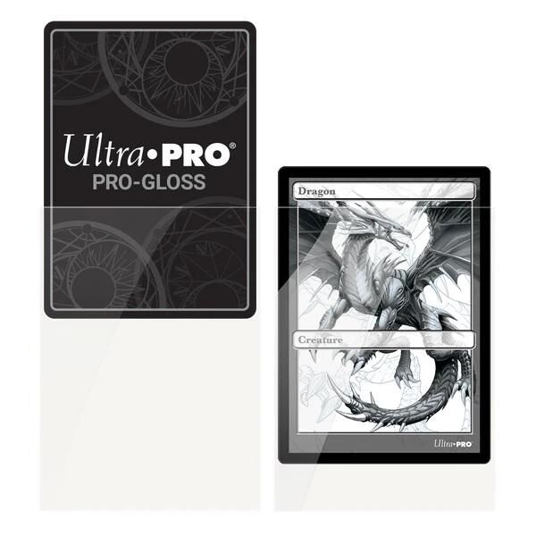 Clear PRO-Gloss Standard Deck Protector Sleeves (100)