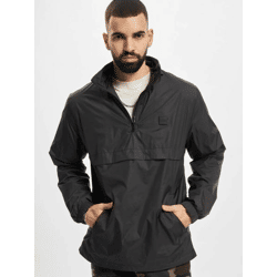 funktionale Urban Classics Herren Jacke Reißverschluss Taschen 58 g/m² Schwarz