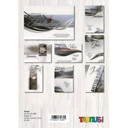 Trauerkarte - 100 Stück - 8 Motive