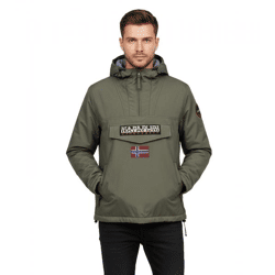 NAPAPIJRI Rainforest Water-Repellent Anorak Jacket, Winter Jacket NP0A4GMCG0A1 Khaki-Green