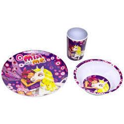 Mia and Me - 3-piece melamine set