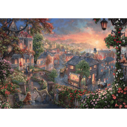 Disney, Susi und Strolch  - 1000 Teile Puzzle (Thomas Kinkade)
