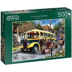 11260 - Falcon Deluxe - Catching The Bus - 500 piece jigsaw puzzle
