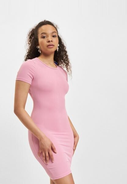 Sixth June Rib Mini Kleider rosa