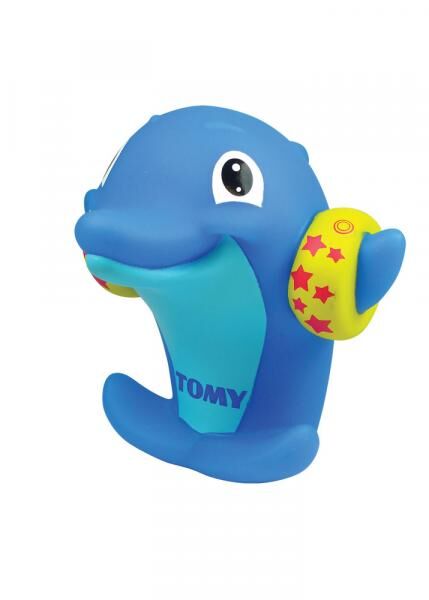 Tomy E72359 - Delfin Badespielzeug mit Pfeiffunktion