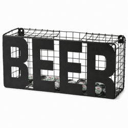 Out of the Blue Verschluss-Sammelbox „Beer“, schwarz, 25 cm