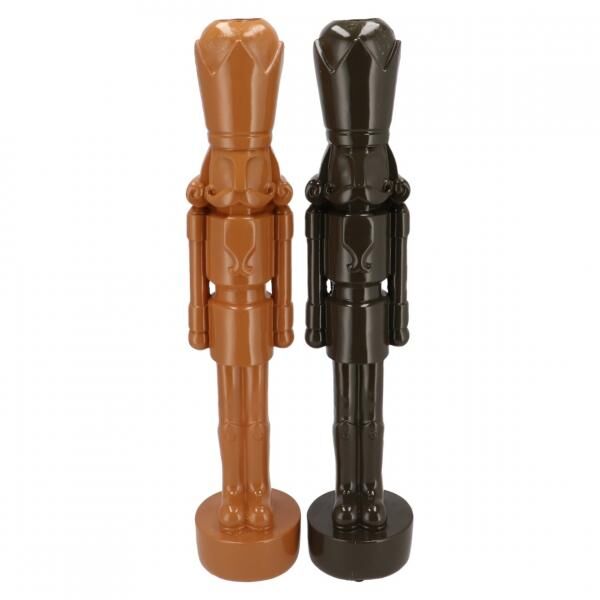Statue Nussknacker schwarz/braun 24 cm 2 Stück sortiert