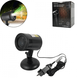 (R) Lumineo Laserprojektor 4 Funktionen IP44 EU-Stecker 40 cm