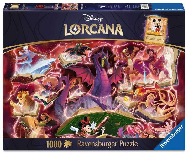 Disney Lorcana - Glimmers of the Realm: Ruby - Puzzle 1000 Teile