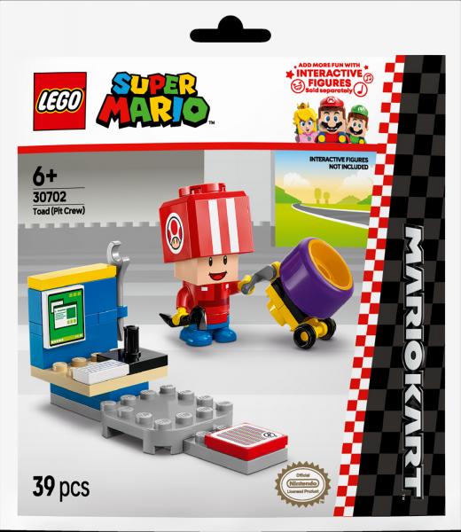 LEGO&reg; Mario Kart&trade; 30702 - Toad (Boxencrew) - Recruitment Bags / Polybeutel